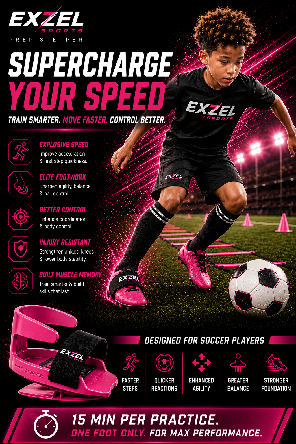 PREP STEPPER - Youth Footwork Trainer